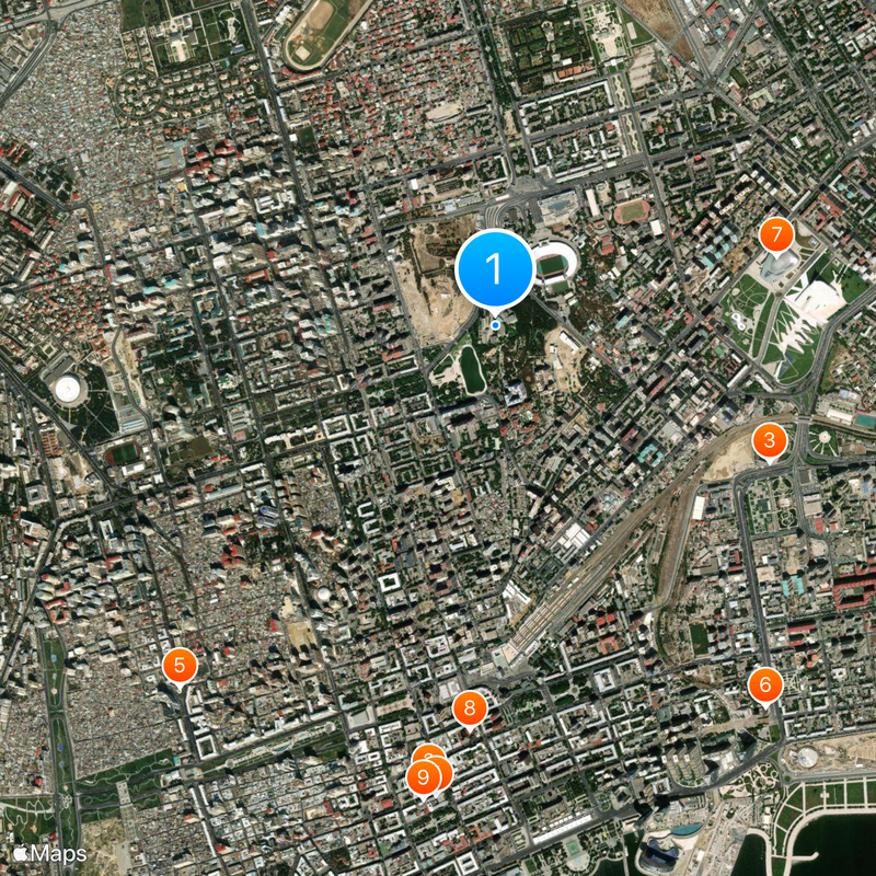Azerbaijan Diplomatic Academy Map