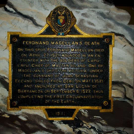 Ferdinand Magellan’s Death historical marker