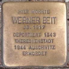 Stolperstein dedicated to Werner Beit