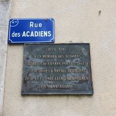 Plaque aux Acadiens
