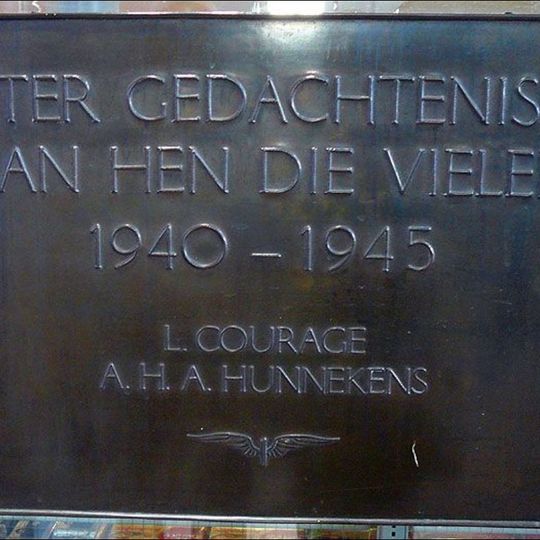 Plaquette in het NS-station