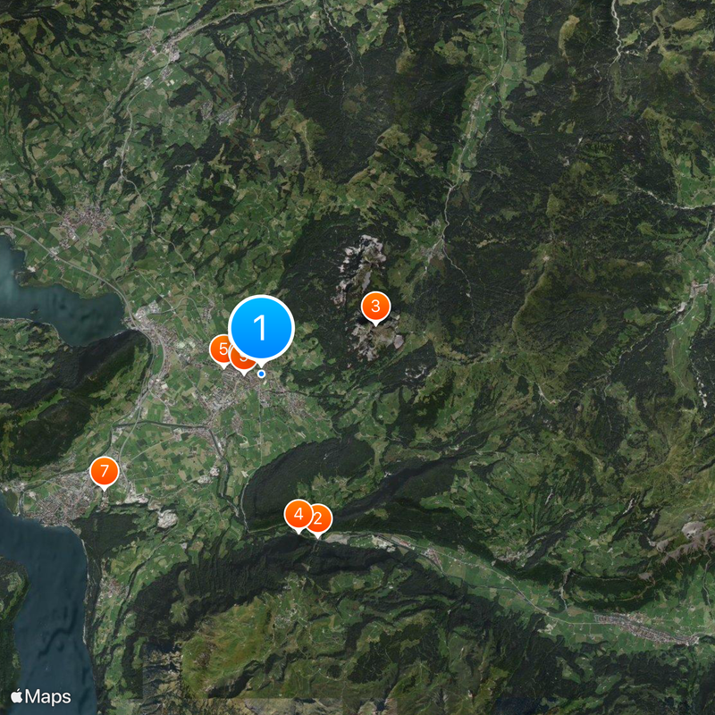 Schwyz Mapa
