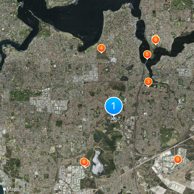 Murdoch University Map