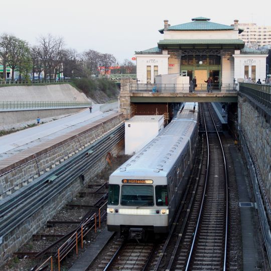 Ehem. Stadtbahn – Teilbereich der heutigen U4 in der KG Ober St. Veit