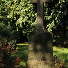 Churchyard of Saint Michael Archangel church in Sobin