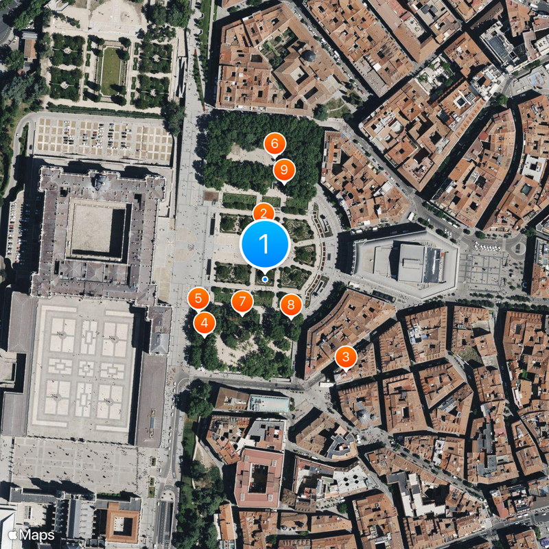 Oriente square Map