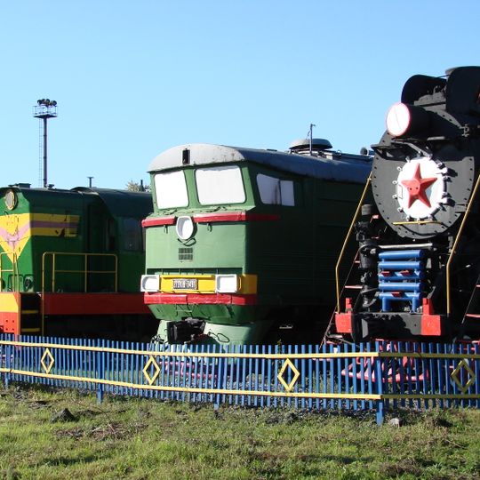 Vologda locomotive depot museum