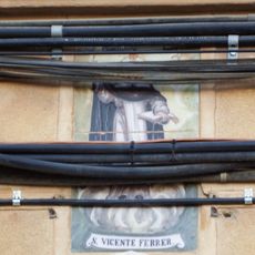 Ceramic panel of Saint Vincent Ferrer