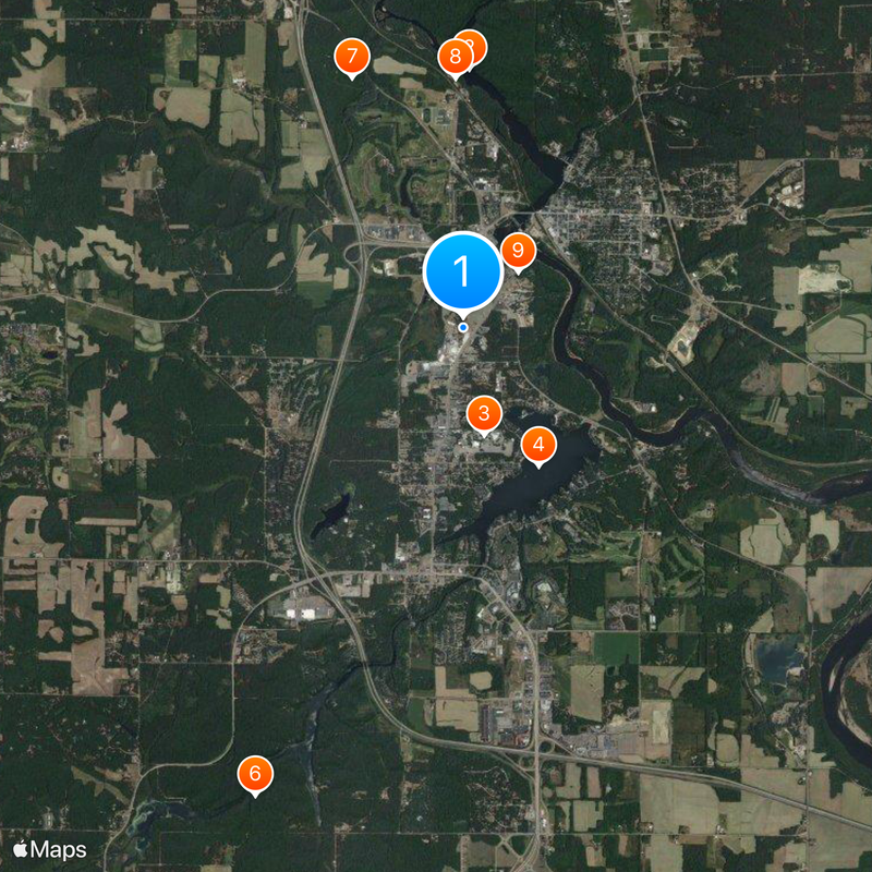 Mt. Olympus Water & Theme Park Mappa