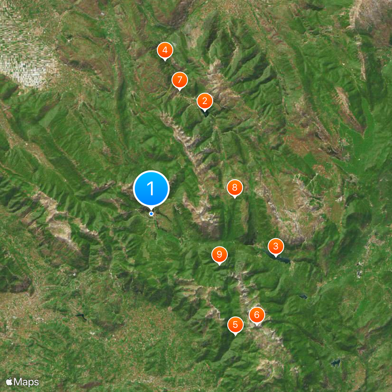 Parque nacional de los Abruzos, Lacio y Molise Mapa