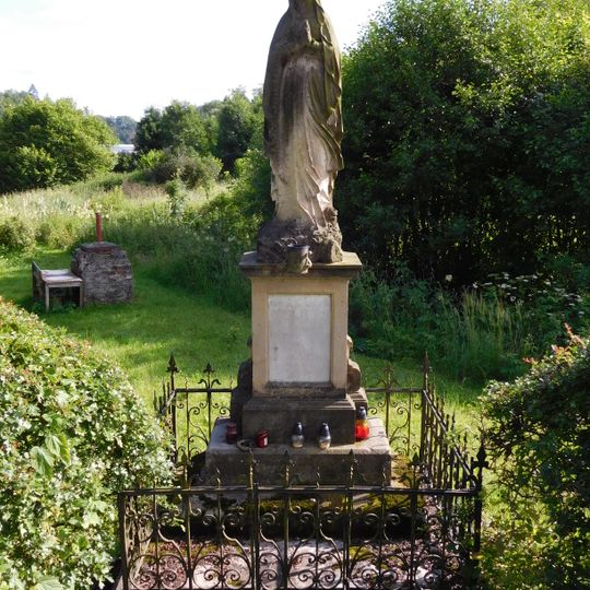 Statue of Virgin Mary in Libeč
