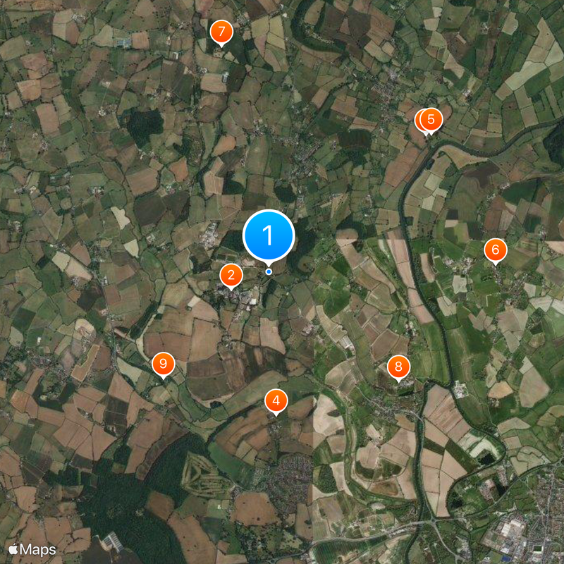 Hartpury University and College Map