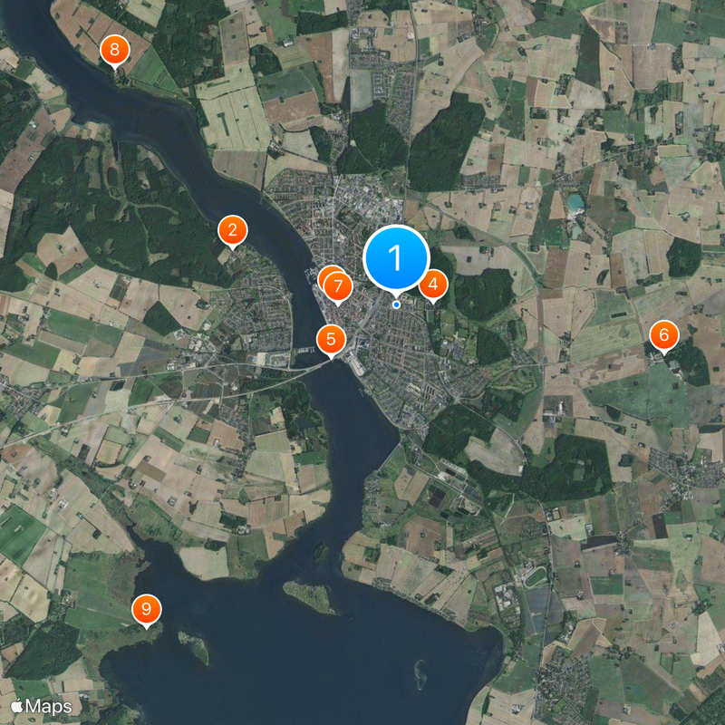 Nykøbing Falster Mapa