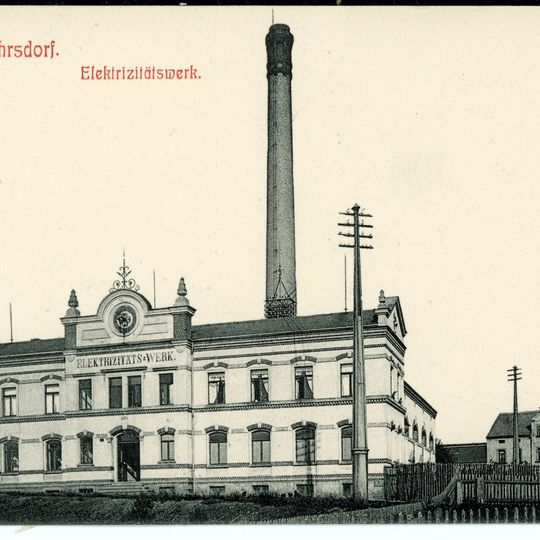 Südlicher Teil des Verwaltungsgebäudes des Elektrizitätswerkes Siemensstraße 2