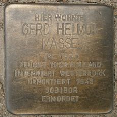 Stolperstein dedicated to Gerd Helmut Masse