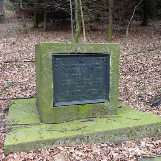 Gedenkstein für Johann Gottlob Postel