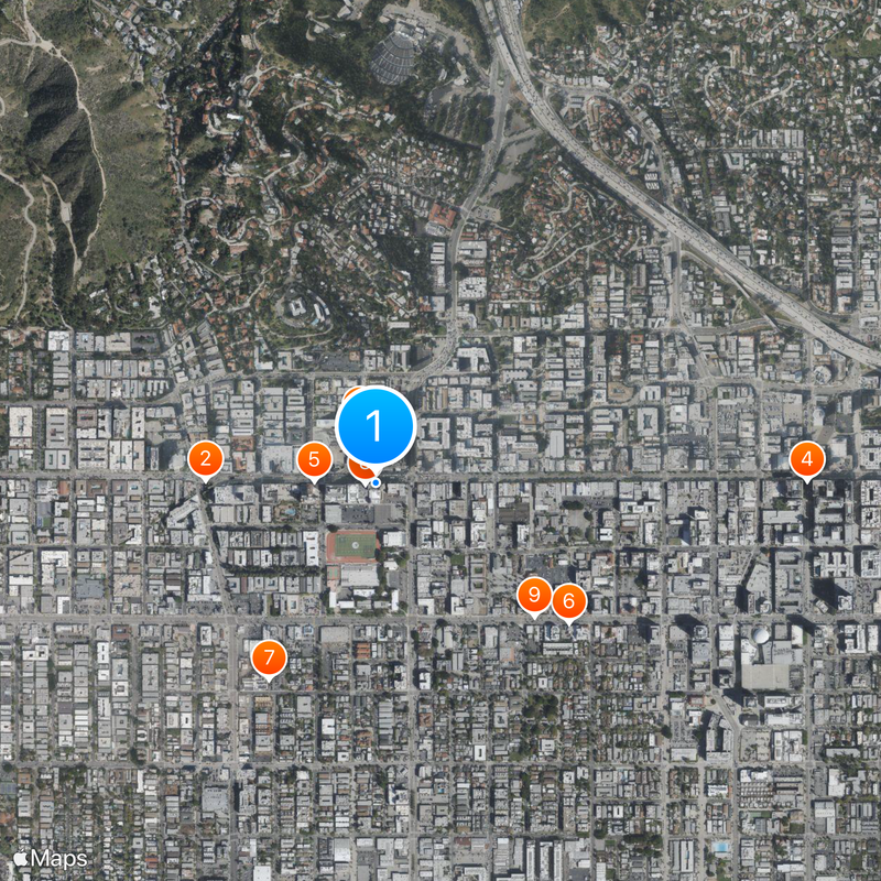 El Capitan Theatre Mapa