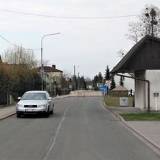 Kříž v Hati u hraničního přechodu