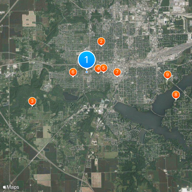 Millikin University Map