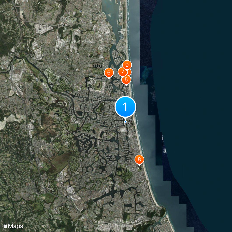 The Star Gold Coast Map