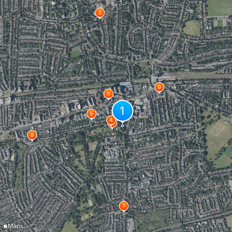 Ealing Map