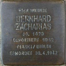 Stolperstein en memoria de Bernhard Zacharias