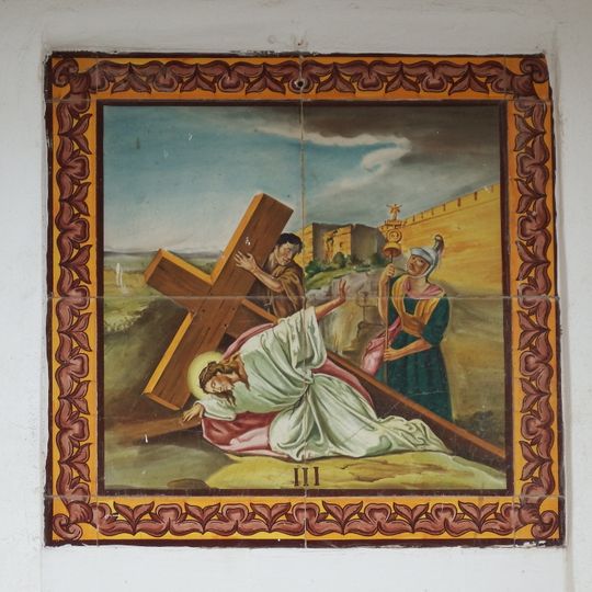 Station III of Via Crucis in Alboraia