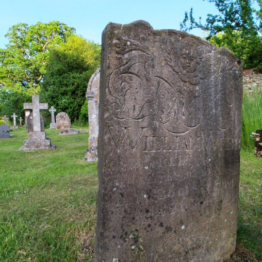 Monument To William Webb Situated 50 Metres From Church Of St Mary In Churchyard