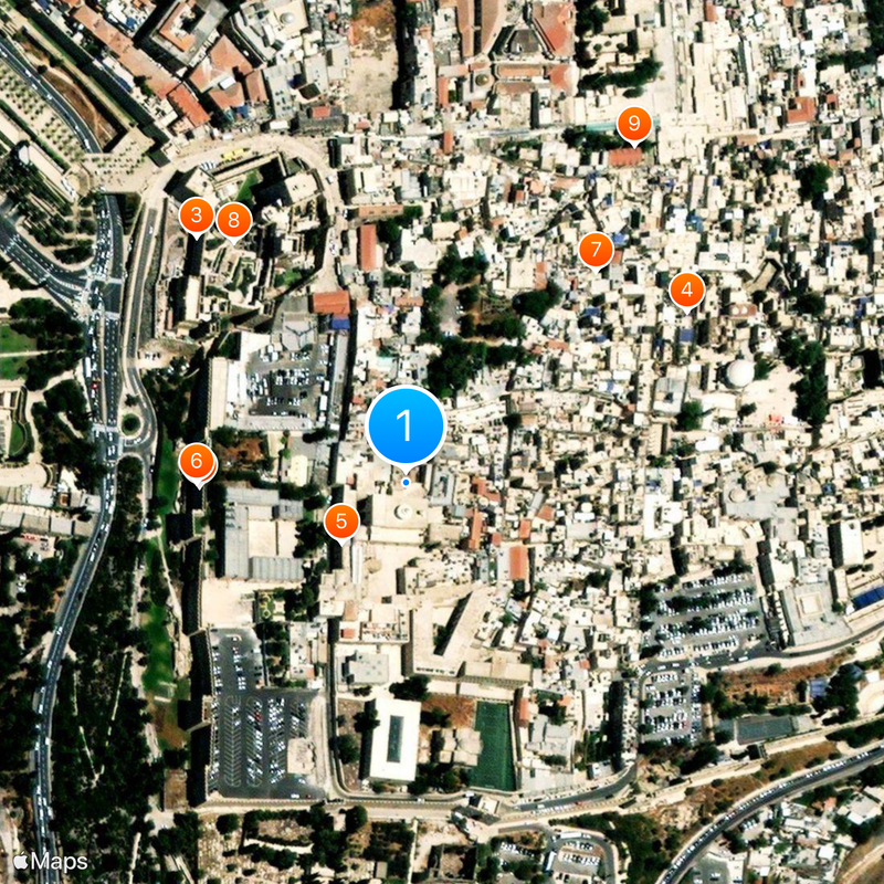 Armenian Quarter Map
