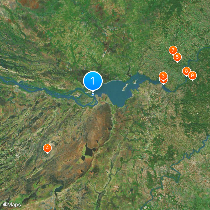 Yacyretá Dam Map