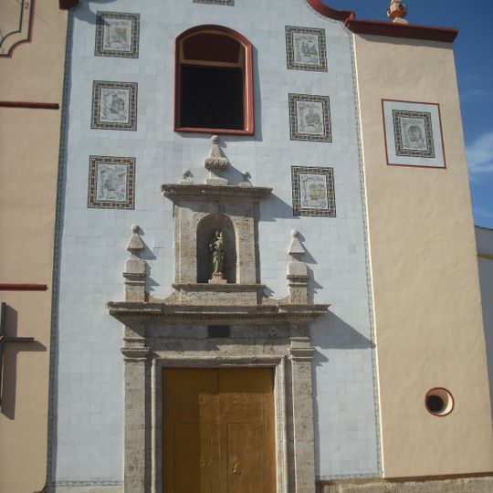 Ceramic Panels in the Main Façade of Saint Joseph Church, La Pobla de Farnals