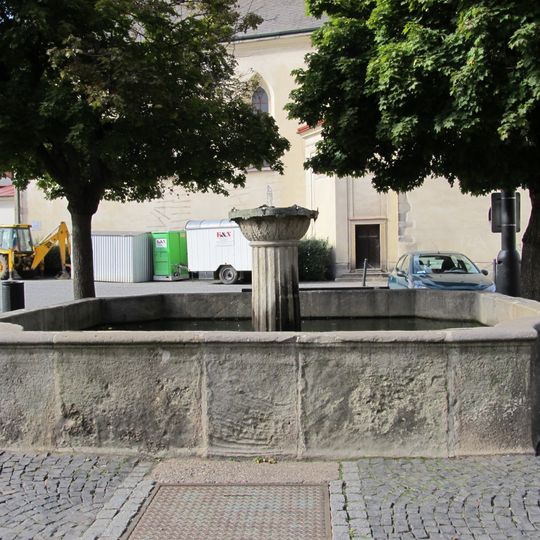Fountain in Náchod, Masarykovo náměstí