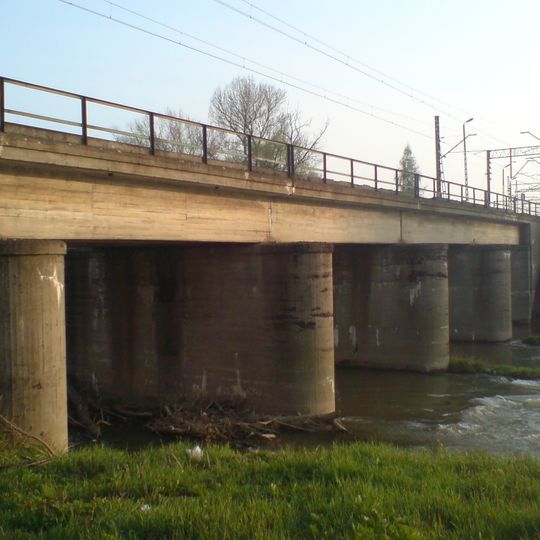 Railway bridge over the Oder in Racibórz