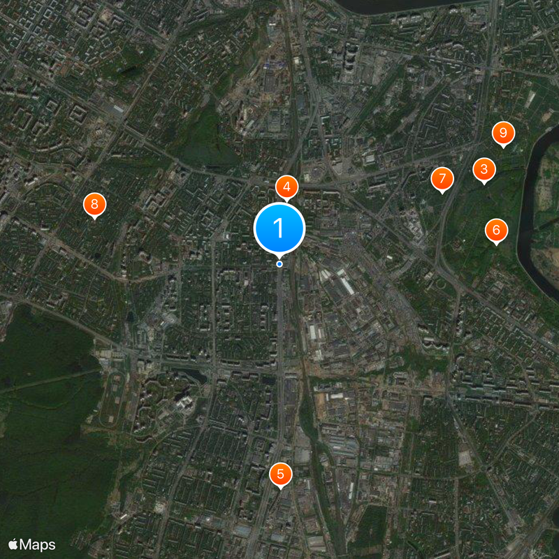 Varshavskaya Map