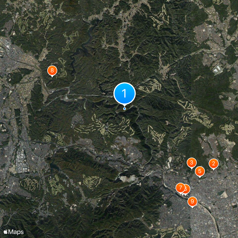 Takedao Station Map