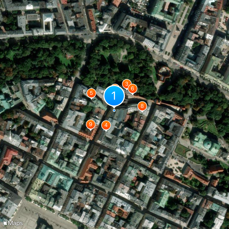 Czartoryski Museum Map