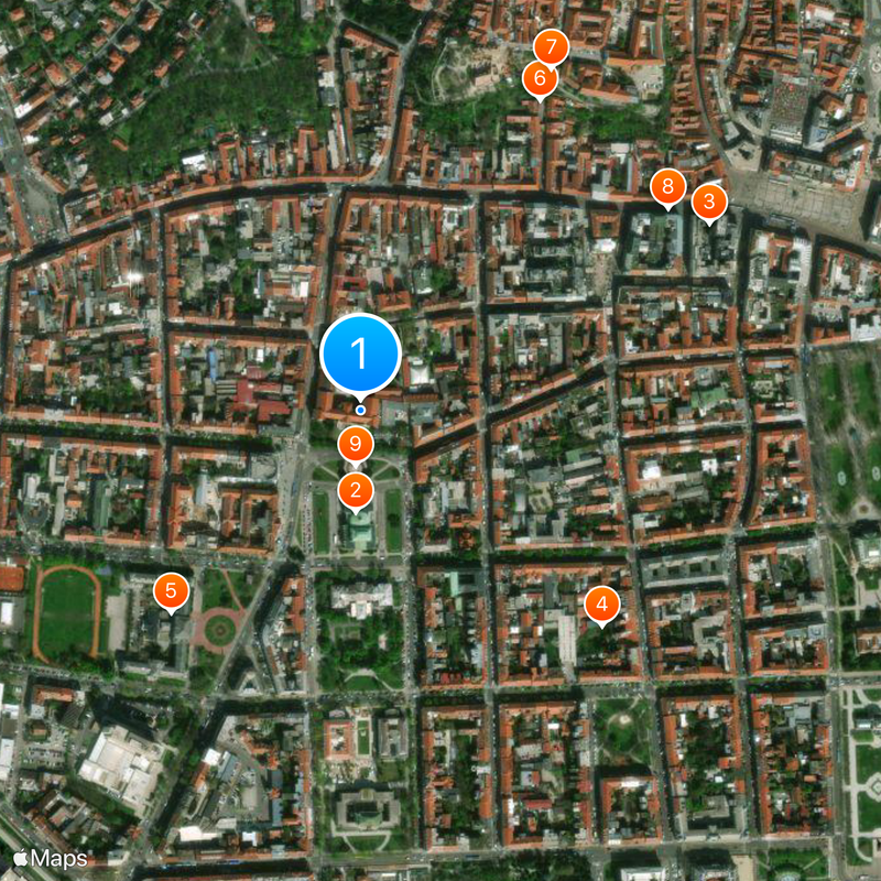 Universidad de Zagreb Mapa
