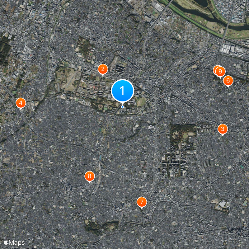 National Tax College Mapa