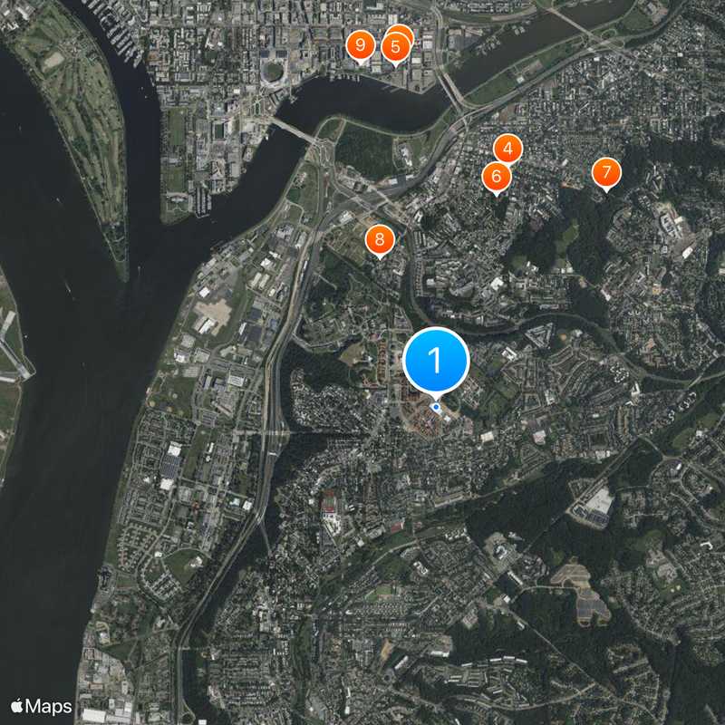Entertainment and Sports Arena Map