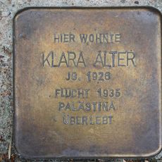 Stolperstein en memoria de Klara Alter