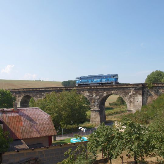 Railway viaduct in Podlešín