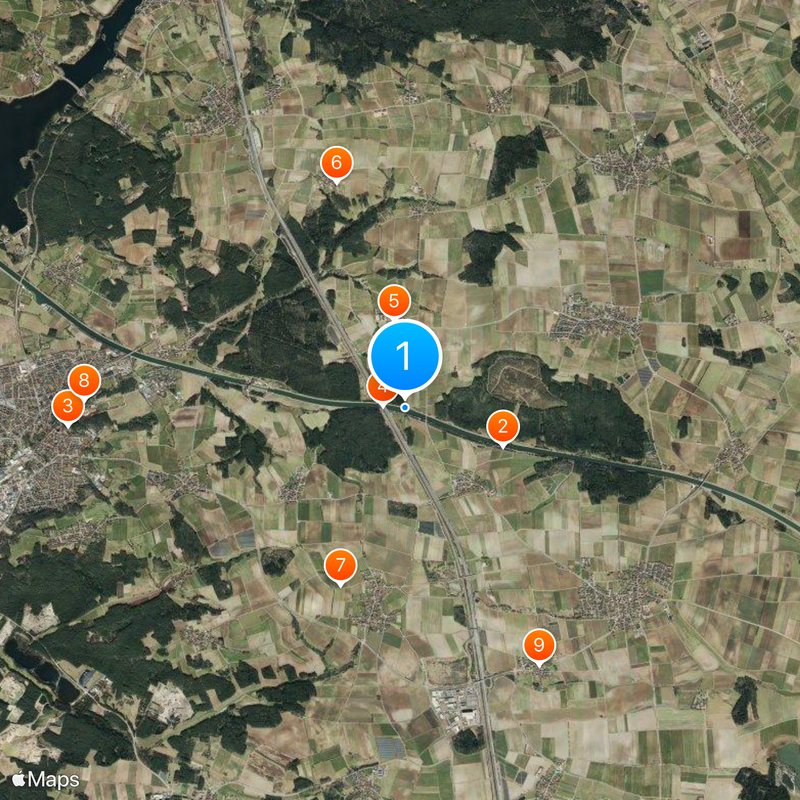 Rhine-Main-Danube Canal Map