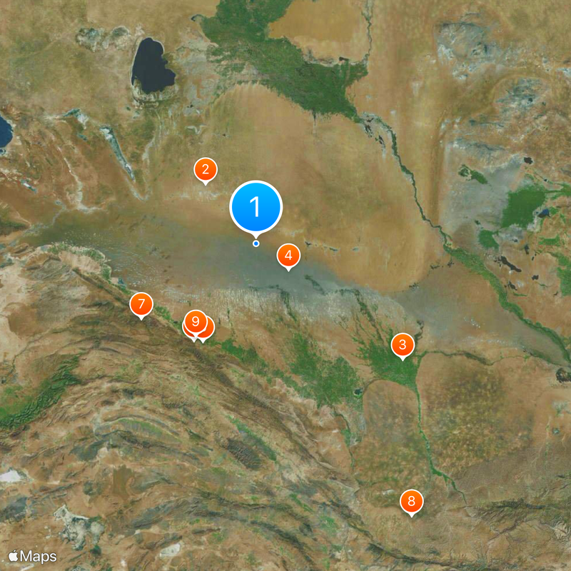 Turquemenistão Mapa