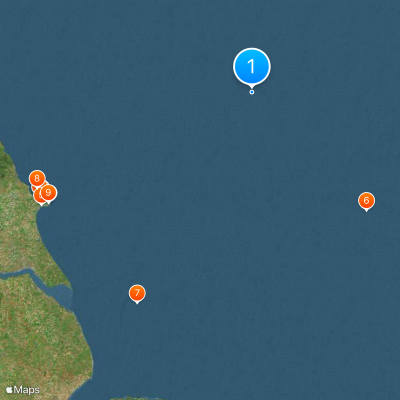 Dogger Bank Wind Farm Map