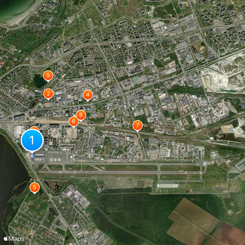 Tallinn Airport Map