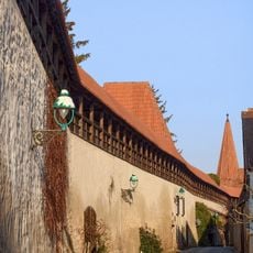 Stadtmauer mit Wehrgang