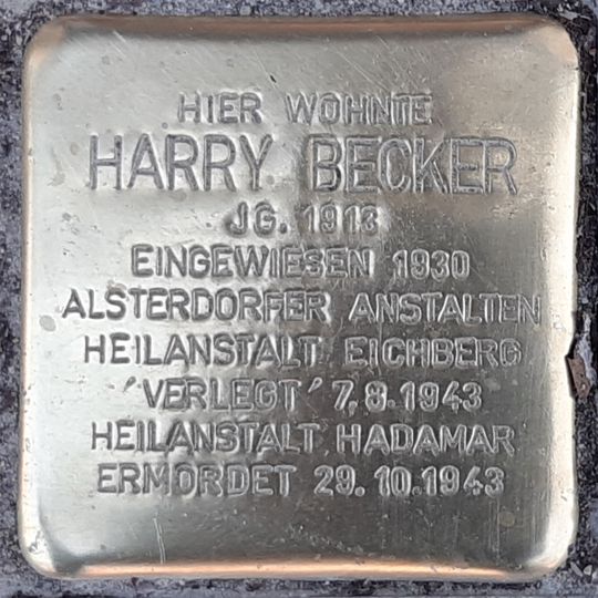 Stolperstein für Harry Becker
