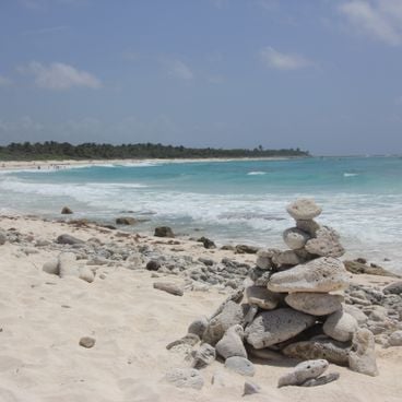 Remote beaches in Mexico