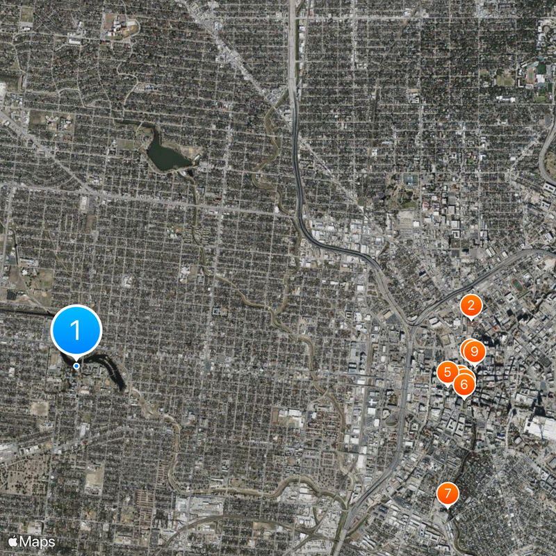 Our Lady of the Lake University Map