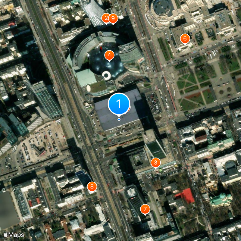 Warszawa Centralna Mapa